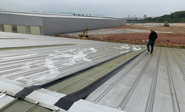 南朗镇厂房屋面防水维修案例